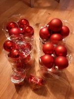 Christbaumkugeln aus Glas , rot Bayern - Diedorf Vorschau