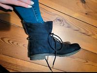 Marineblaue Schnürstiefel Gr. 37 Bayern - Tittmoning Vorschau
