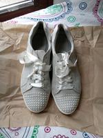 Sneaker Leder gr 41 Damen grau Berlin - Lichterfelde Vorschau