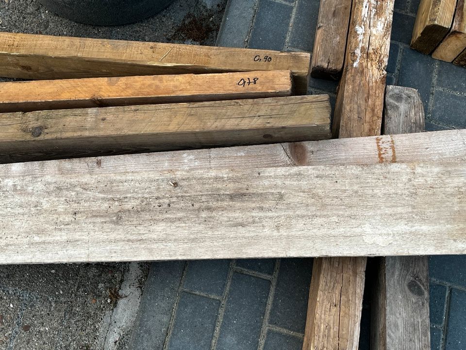 Balken Holz Kantholz alt 145x55mm (6€/m) verschiedene Längen in Verden