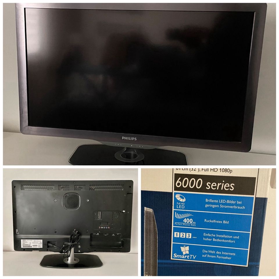 TV Fernseher Philips 32pfl6606k/02 mit OVP in Dessau-Roßlau