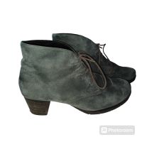 Semler Stiefelette Größe 6 / 39 Grau Velours Damen Schnürschuh Sc Baden-Württemberg - Kornwestheim Vorschau