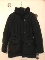 Mexx Winterjacke schwarz mit Kunstfell an Kapuze Gr. 38 Nordrhein-Westfalen - Willich Vorschau