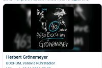 Grönemeyer 2 Tickets Bochum  17.06.2024 Berlin - Wilmersdorf Vorschau