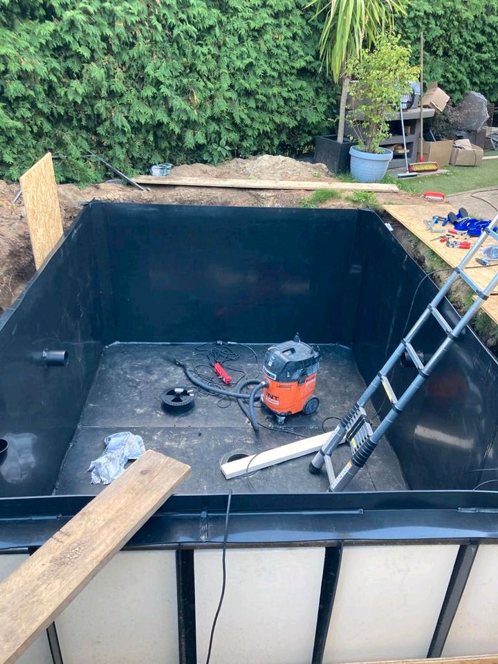 Vor Ort Schweißen,Neu Koi Teich,PE Becken ,Pool , Innenhälterung, in