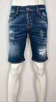 Dsquared2 Herren Jeans Short Gr. 46 blau Logo Nordrhein-Westfalen - Krefeld Vorschau