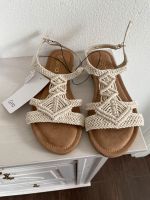 Sandalen Gina Häkelsandalen beige weiß Gr. 38 NEU Nordrhein-Westfalen - Bad Salzuflen Vorschau