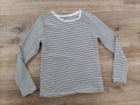 H&M Shirt gestreift schwarz weiß Gr 110/116 Nordrhein-Westfalen - Herford Vorschau