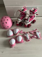 HUDORA Rollschuh Größe 32-35 Roller Skate in pink + Zubehör Herzogtum Lauenburg - Schwarzenbek Vorschau