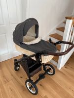 Kombi Kinderwagen Buggy Babyschale Angelcab Grau Korbwanne Baden-Württemberg - Bad Säckingen Vorschau