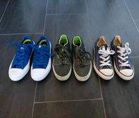 Converse Chucks 35 blau Low top + Vans Leder grau grün Sneaker Münster (Westfalen) - Albachten Vorschau