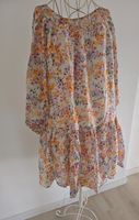 Kleid Minikleid Tunika Blumenprint Floral Volant Oversize XS 34 Nordrhein-Westfalen - Greven Vorschau