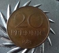 Einzigste Messingmünze DDR , 20 Pfennig, Prägejahr 1988 Thüringen - Treffurt Vorschau