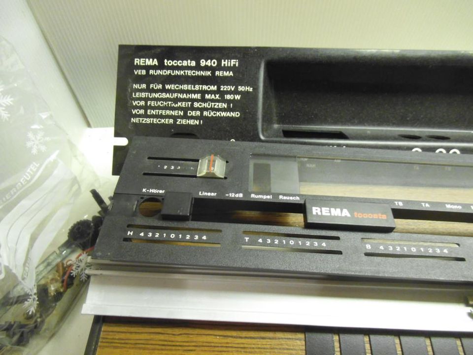 REMA toccata 940 HiFi RFT DDR Tuner Radio Verstärker defekt in Dresden