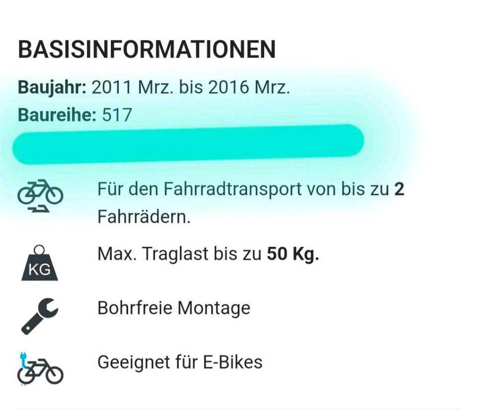Paulchen Fahrradträger   ohne AHK in Hürtgenwald