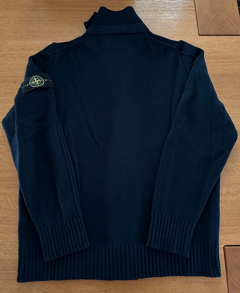 STONE ISLAND Strickjacke Zipper Knopfleiste Original blau XXL TOP in Nürnberg (Mittelfr)