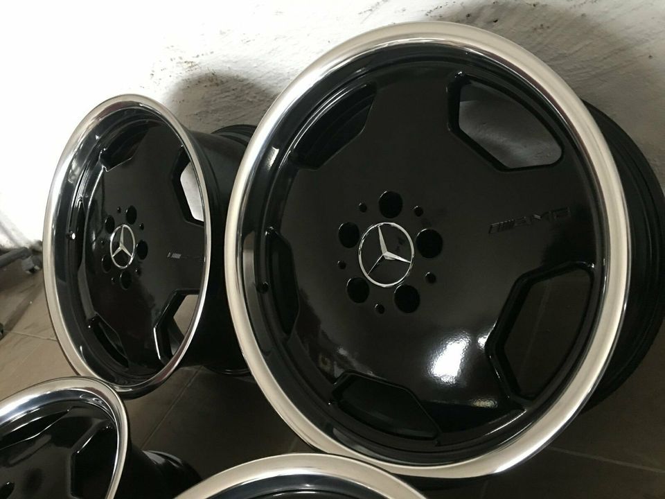 AMG Felgen Styling II 18" Schwarz Mercedes R129 W210 W208 W126 in  Mecklenburg-Vorpommern - Stralsund | Reifen & Felgen | eBay Kleinanzeigen  ist jetzt Kleinanzeigen