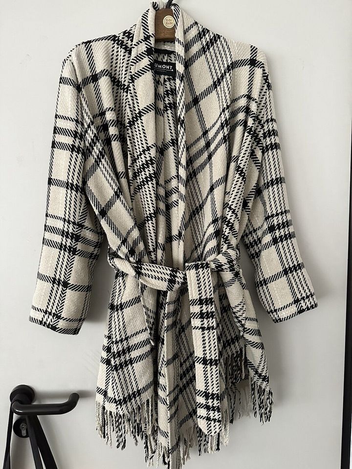 Beaumont Mantel Stola/ Cardigan Überwurf kariert Gr. M/L in Münnerstadt