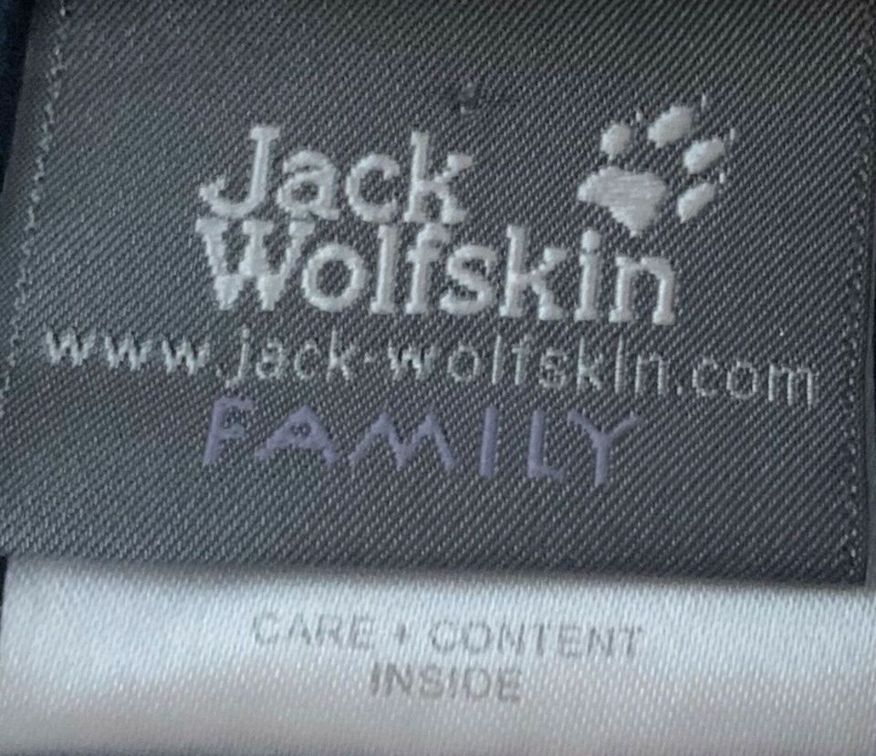 Jack Wolfskin Jacke - einknöpfbar iRegenjacke - Größe 140 blau ❤️ in Reichertshofen