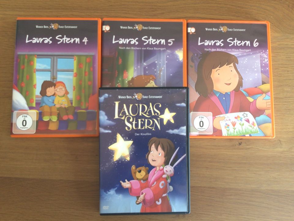 Lauras Stern DVDs 4 Stück in Bretzenheim