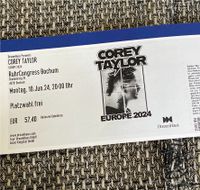 Corey Taylor Ticket Bochum 10.06.2024 Baden-Württemberg - Rosengarten Vorschau