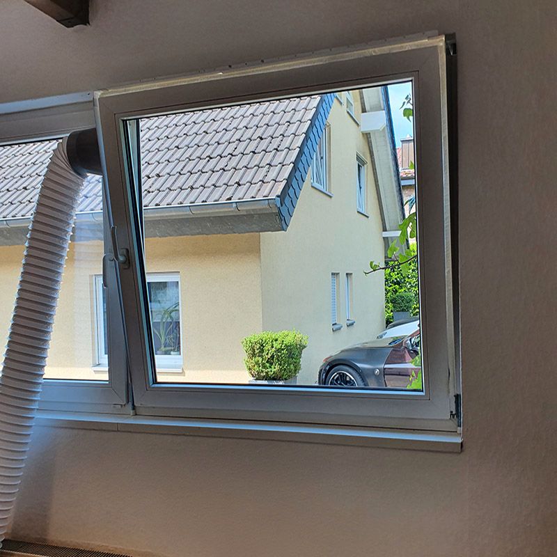 Fensterabdichtung, Klimageräteanschluss, System für Kippfenster in Haan