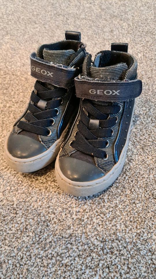 Geox Leder Größe 24 Mädchen glitzer Schuhe boots in Usedom