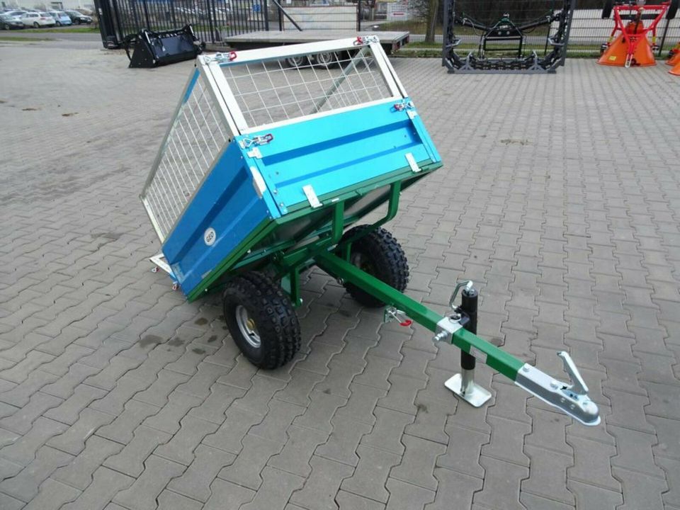 Anhänger Geo TR400 400kg Kippanhänger Kipper ATV Quad Traktor NEU in  Sachsen-Anhalt - Osterweddingen, Gebrauchte Auto-Anhänger kaufen