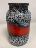 VINTAGE ⭐️ Vase rot mit Lava-Optik / Keramik - JASBA  ⭐️ALT Nordrhein-Westfalen - Düren Vorschau