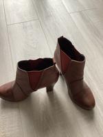 Stiefeletten, Marco Tozzi, Leder, Plateau, ungefüttert Sachsen - Chemnitz Vorschau