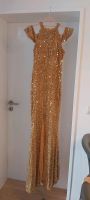 Festkleid lang Gold Gr 38 Nordrhein-Westfalen - Rees Vorschau