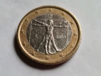 1 Euro Münze Italien Leonardo da Vinci 2009 Essen - Essen-Katernberg Vorschau