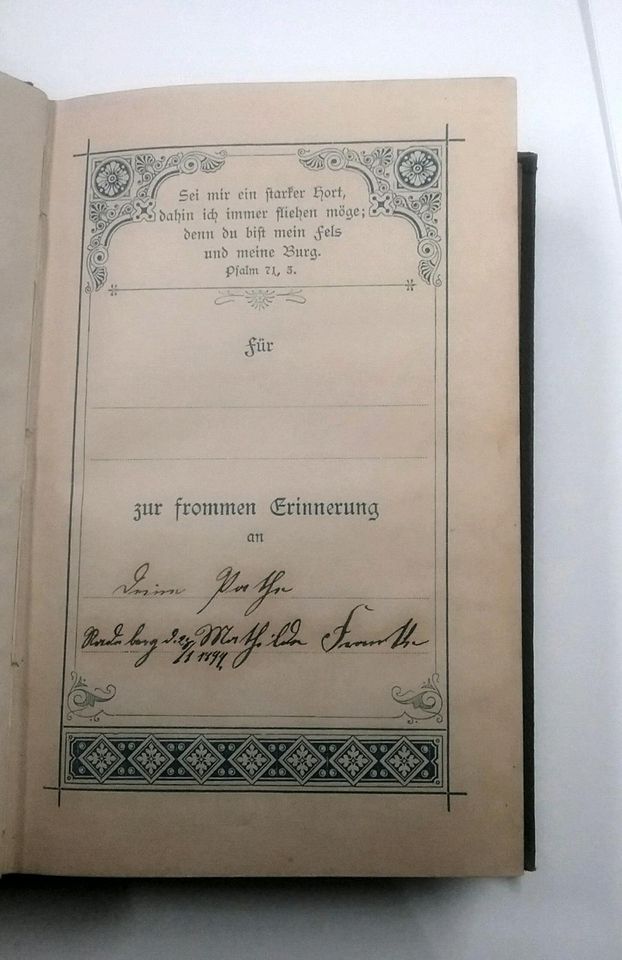 Gesangbuch ( Sachsen ) 1883 in Windischleuba