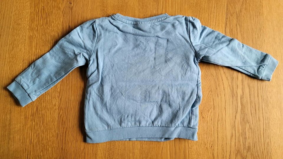 Sweatshirt Pulli, 86/92, blau mit Angler Bären im Boot, So Cute in Groß-Rohrheim