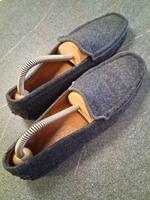 Tod's klassischer Slipper 38 Textil + Leder grau Flanel + Sack Essen-West - Frohnhausen Vorschau