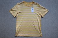 Mango Man MNG T-Shirt Streifen gelb weiß Größe L Hessen - Niddatal Vorschau