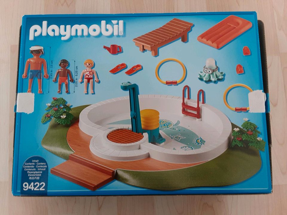 Playmobil - 9422 Swimmingpool mit Pump-Dusche *vollständig* in Günzburg