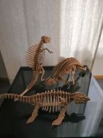3 große Dinosaurier Stecken Modelle / 3D Holz Puzzle Baden-Württemberg - Haiterbach Vorschau