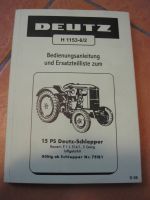 Deutz H 1153-6/2 Bedienungsanleitung Ersatzteilliste Schlepper Niedersachsen - Bokel Vorschau