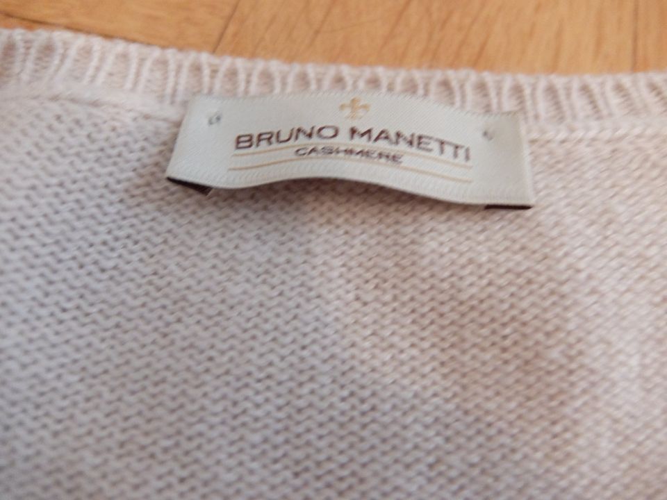 Bruno Manetti S beige Kaschmir, Seide, Merino in Kiel