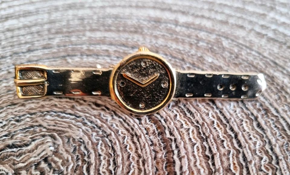 Krawattennadel Motiv Uhr, Accessoires Krawatten, Modeschmuck in Lippetal