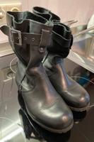 Schöne Biker Stiefel schwarzes Leder Größe 37 Bayern - Aschaffenburg Vorschau
