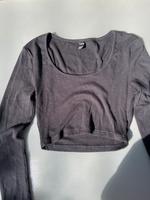 schwarzes bauchfreies Langarmshirt Hessen - Rodgau Vorschau