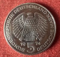 Zum 50. Jubeljahr eine 5 DM Silber-Gedenkmünze von 1974 Hessen - Münster Vorschau
