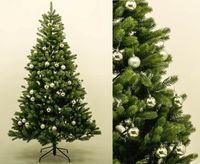 Künstlicher Tannenbaum 180cm silbernen Kugeln    #KPDI9022silberA Bayern - Jettenbach Vorschau