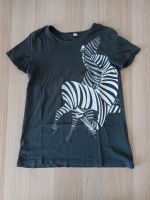 T-Shirt - schwarz - Zebra - Esprit - Größe 164 Leipzig - Altlindenau Vorschau