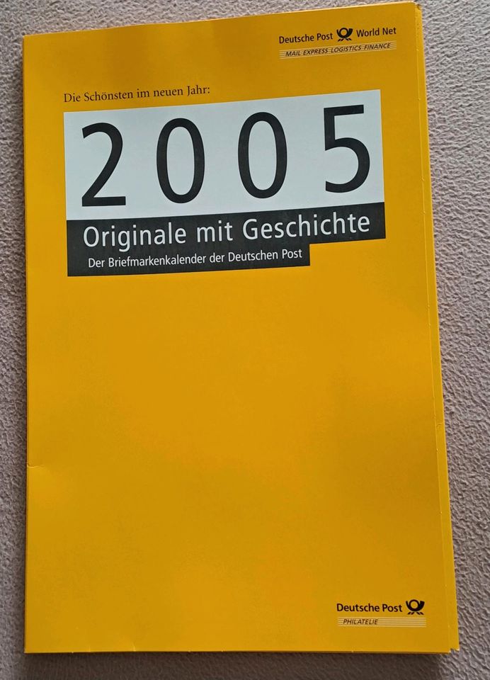 Briefmarkenkalender der Deutschen Post in Wegeleben
