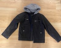 Lederjacke schwarz Gr. 128 Leder Jacke Kunstlederjacke Bayern - Geretsried Vorschau