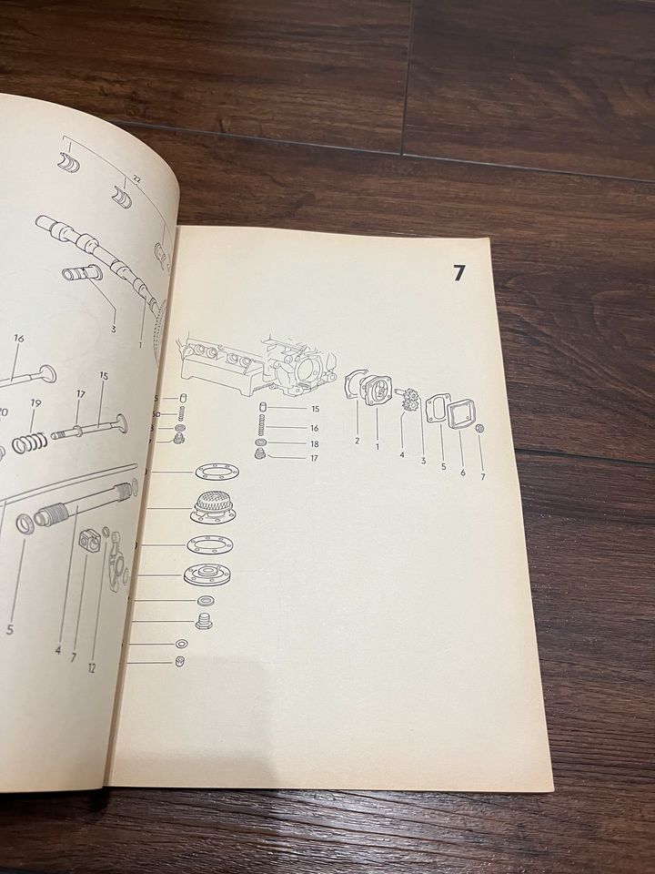 Original Bildkatalog Teileliste VW Kübel 181 Bildtafel in Baden-Baden