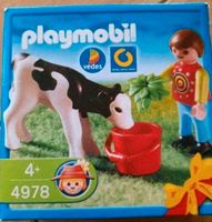 Playmobil 4978 Bauer mit Kälbchen in OVP Nordrhein-Westfalen - Schmallenberg Vorschau